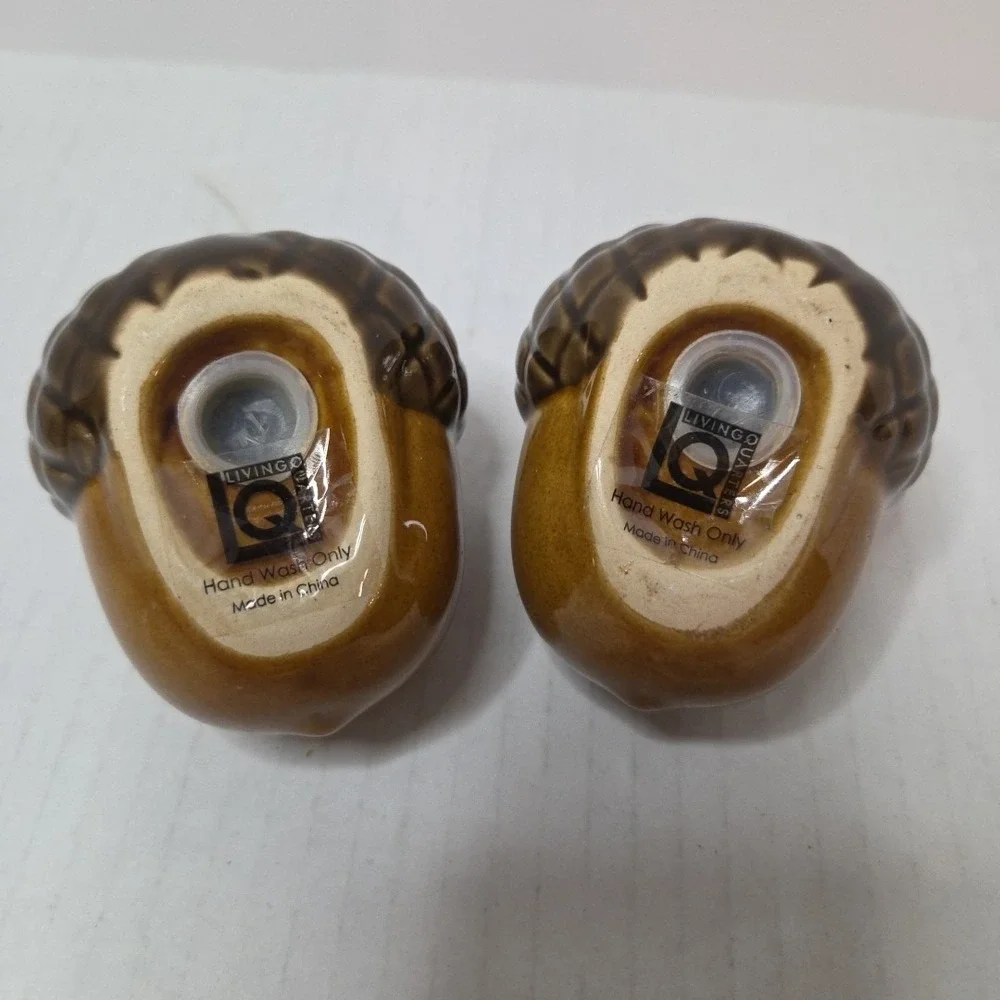 Acorn‎ Salt & Pepper Shaker Set Thanksgiving Fall Autumn
